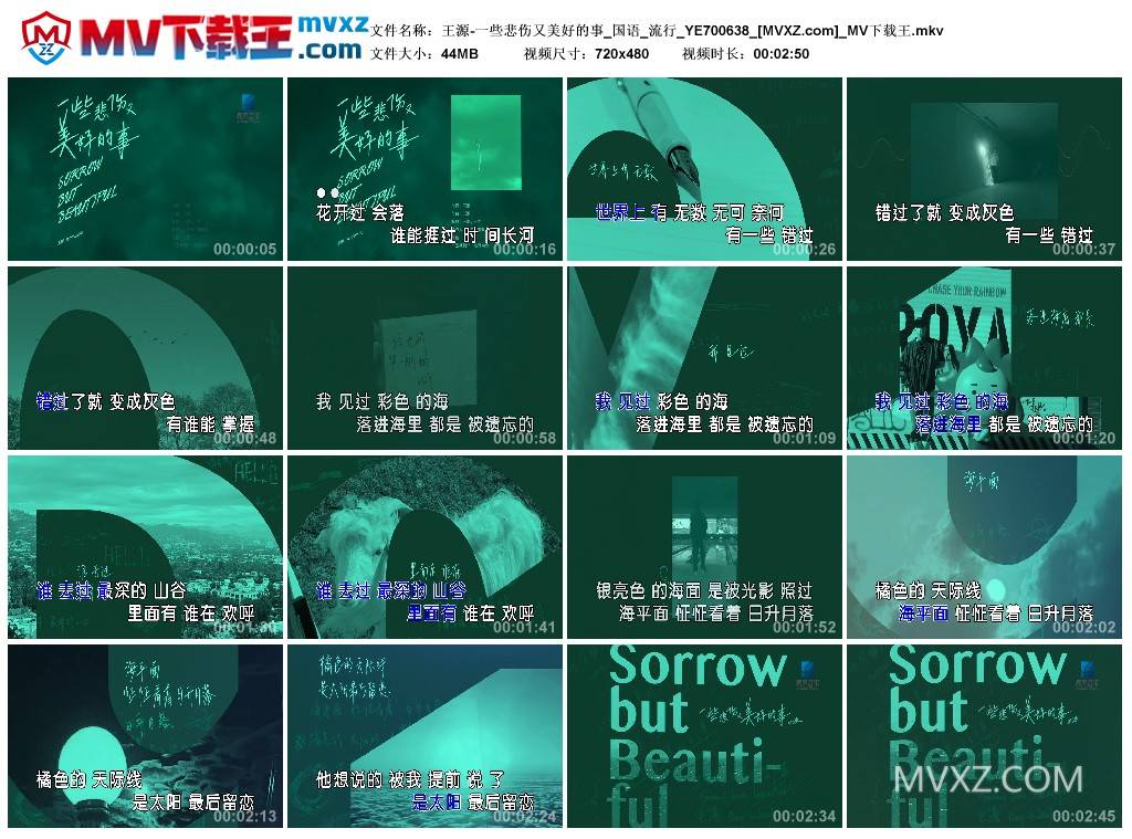 王源-一些悲伤又美好的事_国语_流行_YE700638